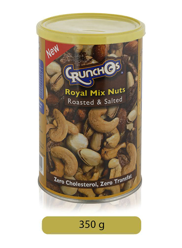 Crunchos Royal Roasted & Salted Mix Nuts, 350g