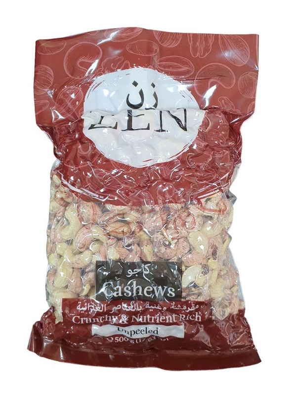 Zen Unpeeled Cashew Nuts, 500g