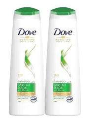 Dove Nutritive Solutions Hairfall Rescue Shampoo, 2 x 400ml