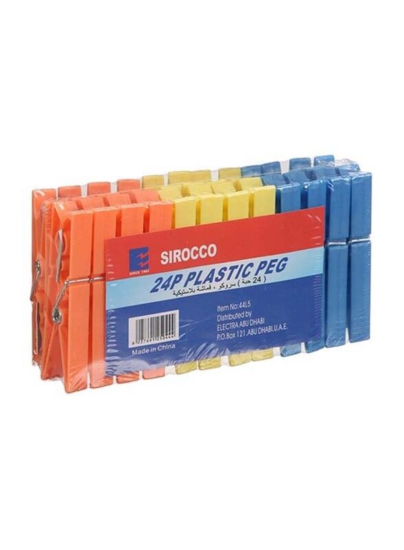 

Sirocco Plastic Cloth Peg, 2 x 24-Piece