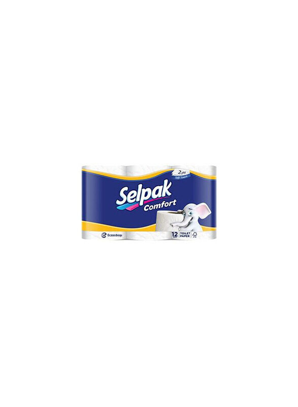 

Selpak Comfort Toilet Paper, 12 Pieces