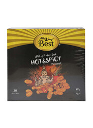 Best Hot & Spicy Peanut, 30 Pouches x 13g