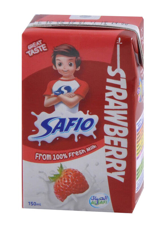 

Safio UHT Strawberry Flavoured Milk Drink, 150ml