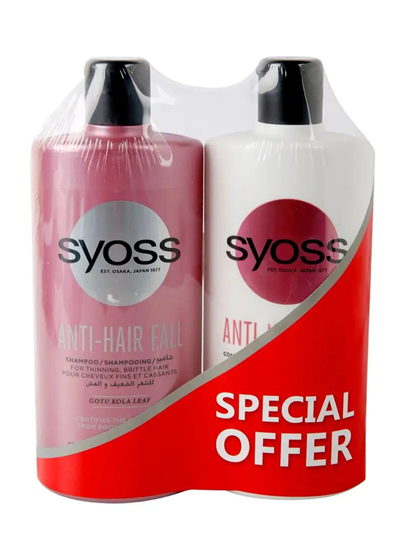 Syoss Anti Hair fall Shampoo + Conditioner - 500Ml Sp.