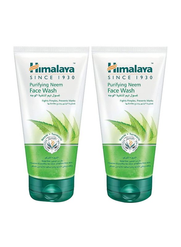 Himalaya Purifying Neem Face Wash, 150ml, 2 Piece