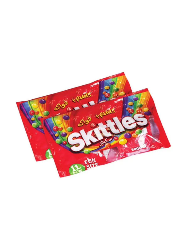 Skittles Fruit Fun Size, 2 x 198g
