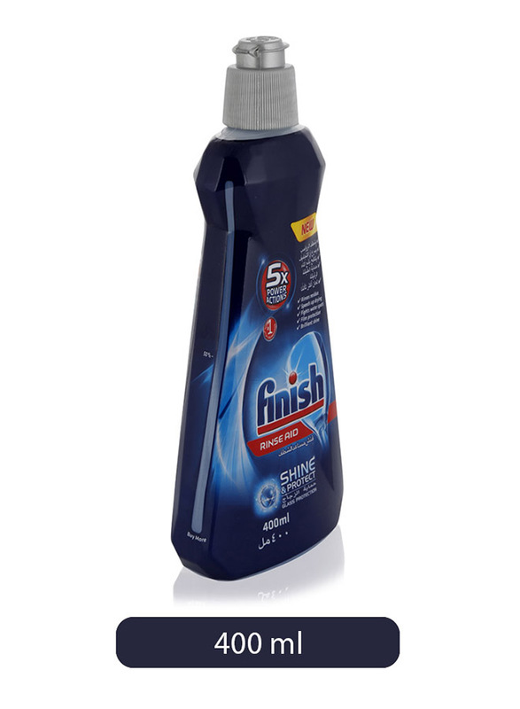 Finish Rinse Aid Liquid Original Dishwasher Detergent Liquid, 400ml