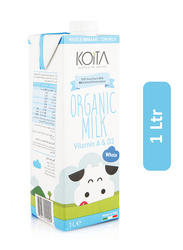Koita Whole Organic Cow Milk, 1 Liter