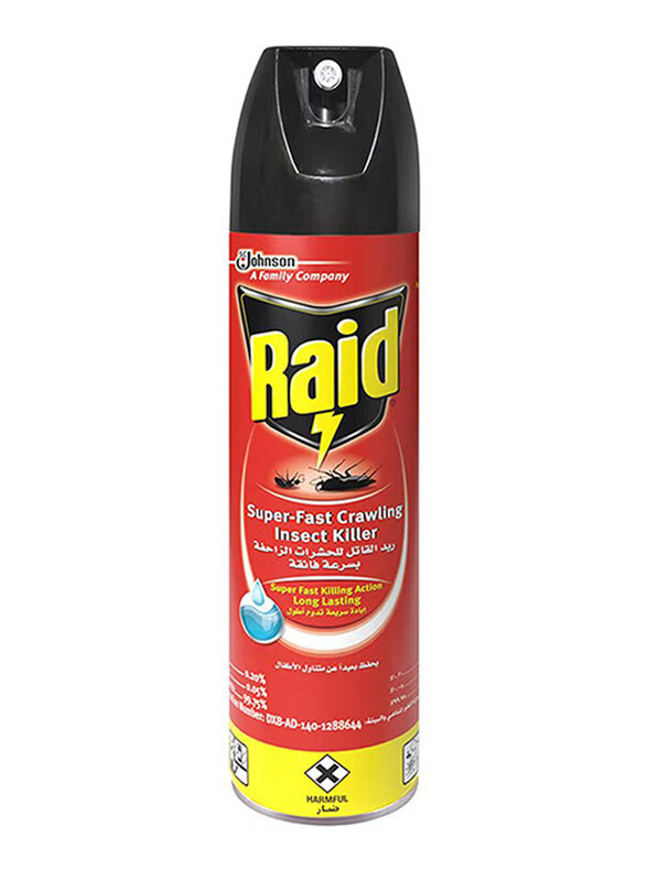 

Raid Super-Fast Crawling Insect Killer, 300ml