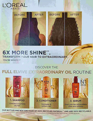 L'Oreal Paris Elvive Extra Ordinary for Very Dry Hair 400ml + Conditioner 360ml