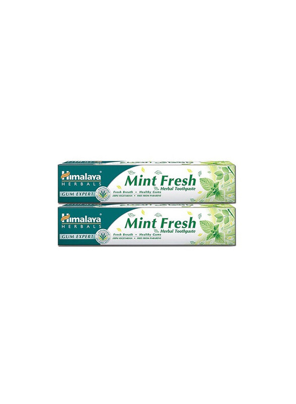 

Himalaya Mint Fresh Herbal Toothpaste, 2 x 100ml