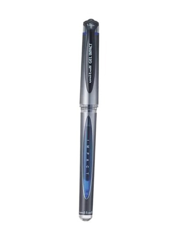 Uniball Impact Broad Gel Pen, 0.1mm, Blue