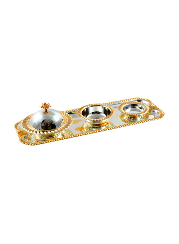 

Homemaker 4-Piece Dates Bowl With Tray Set, Multicolour
