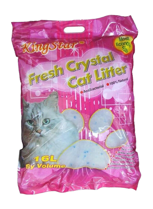 

King Star Crystal Cat Litter, 16 Ltr