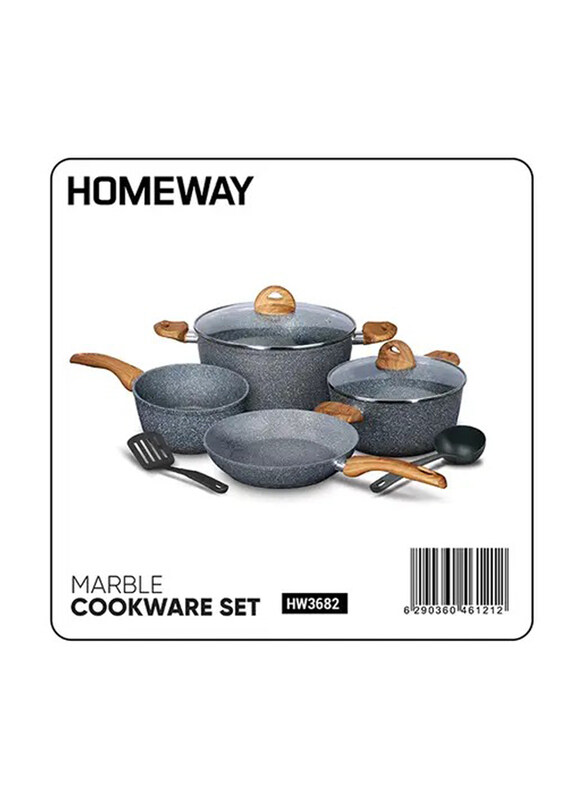 

Homeway Granite Cookware Set Frgd, 8 Pieces