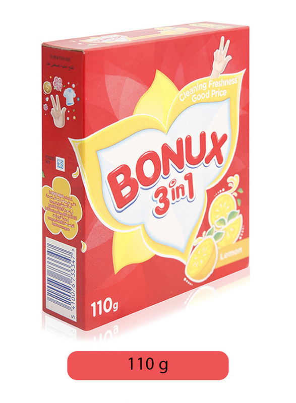 Bonux Lemon and Lavendar Powder Detergent, 110g