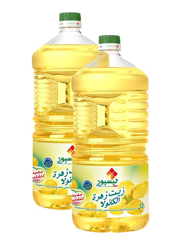 Lesieur Canola Oil, 2x2Ltr