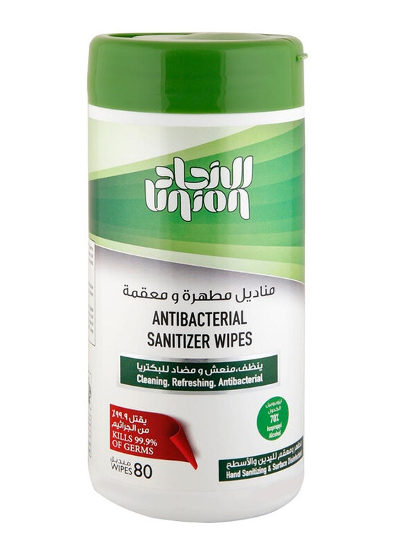 

Union Antibacterial Sanitizer Wipes, 80 Sheets