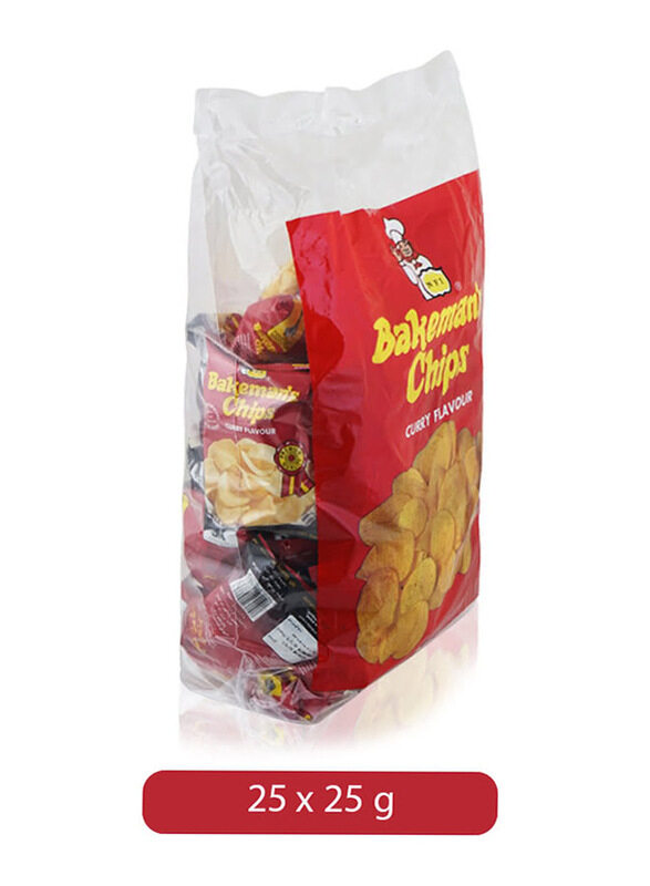 

Bakeman's Curry Flavor Potato Chips - 25 x 25g