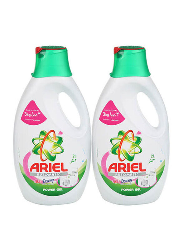 

Ariel Automatic Touch of Downy Detergent Liquid, 2 x 2 Liters