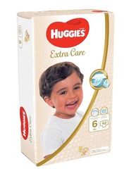 Huggies Extra Care Size 6, Jumbo Pack, 15+ kg - 42 Diapers