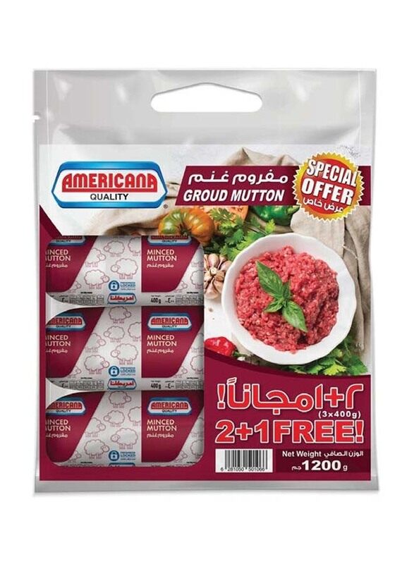 

Americana Minced Mutton, 3 x 400g