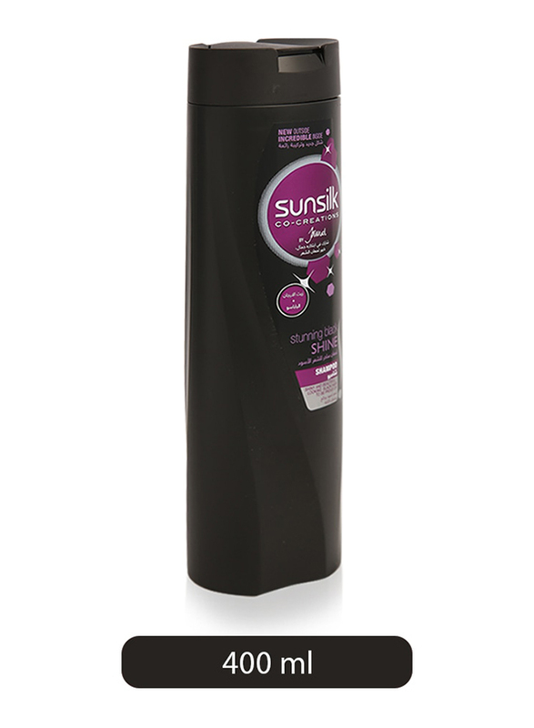 Sunsilk Black Shine Hair Shampoo for All Hair Types, 400ml