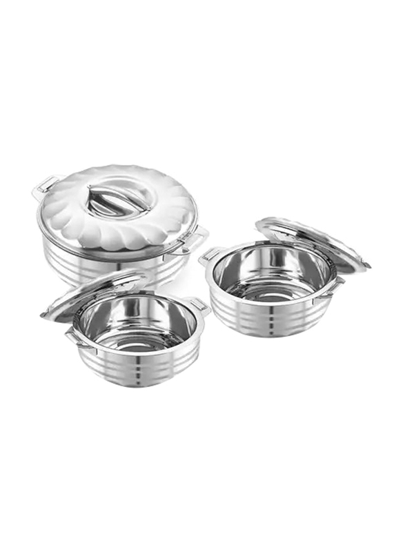 Namson Stainless Steel Hotpot Set, 1.5Ltr, 2.5Ltr, 3.5Ltr