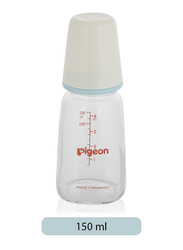 Pigeon Peristaltic Nipple Baby Nursing Glass Bottle 120 ml, PA292-K4, Clear