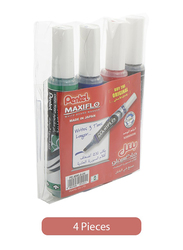 Pentel MaxiFlo Whiteboard Markers Set, 4 Pieces