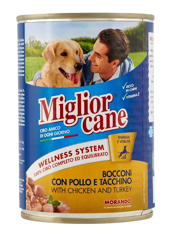 

Miglior Cane Chicken and Turkey Wet Dog Food, 405 grams