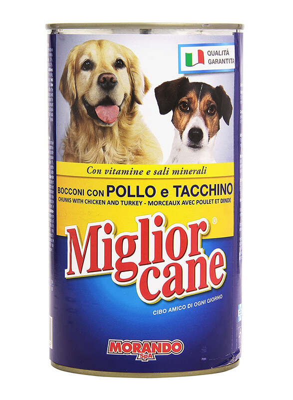 

Miglior Cane Chunks Chicken/Turkey Wet Dog Food, 1.25 Kg