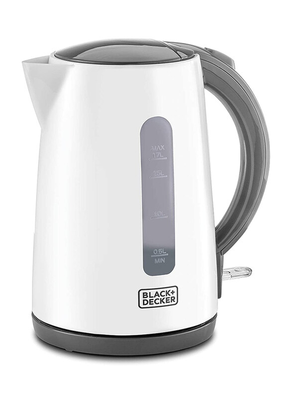 

Black+Decker Concealed Coil Ss Kettle, Black/Silver