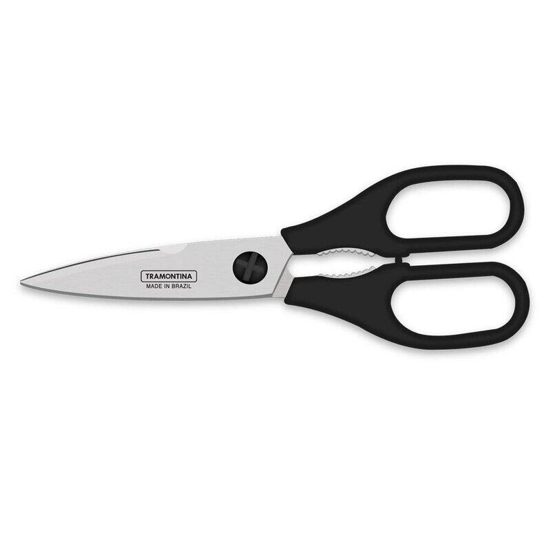 

Tramontina 8-Inch Stainless Steel Household Scissor, Black/Silver