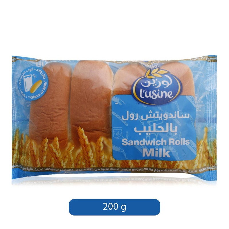 Al Marai L' Usine Milk Sandwich Rolls, 200g