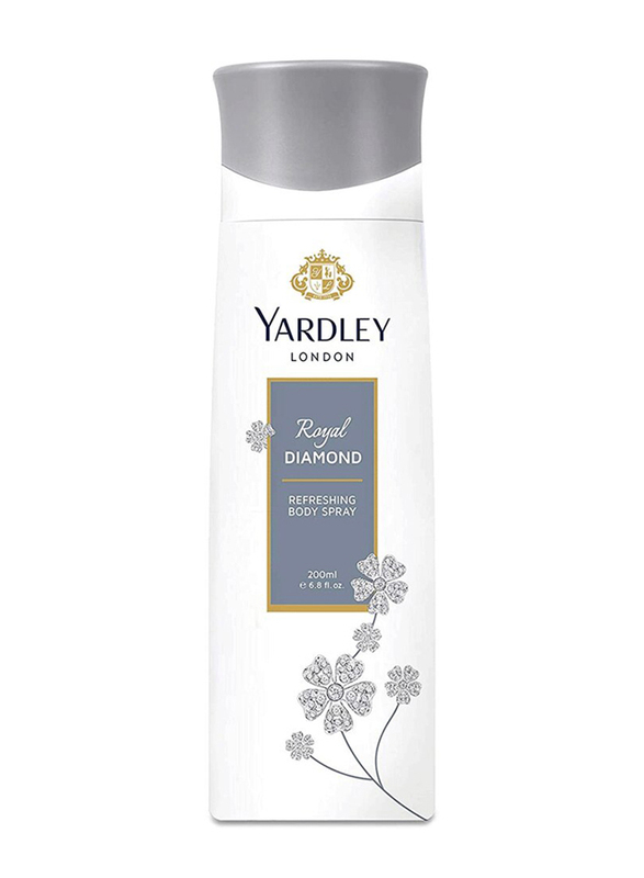 Yardley Royal Diamond 200ml Body Spray for Women