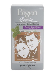 Bigen Speedy Natural Hair Color Conditioner - 80 gm - 884 Natural Brown