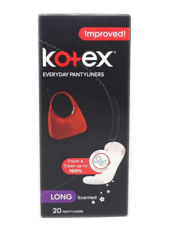 

Kotex Everyday Long Scented Party - liners - 20 Pieces