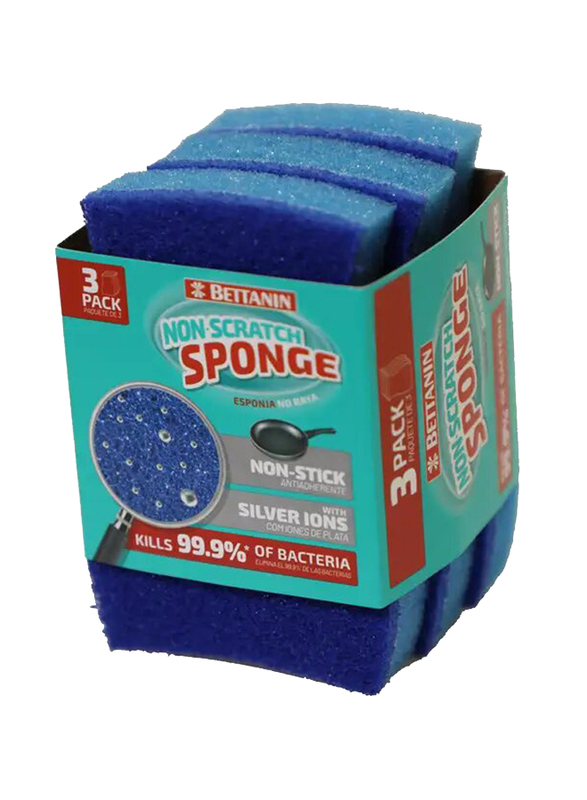 Bettanin Sponge Non-Scratch, Pack of 3