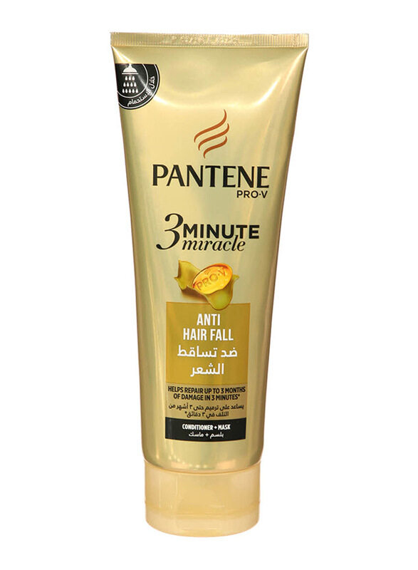 

Pantene Pro-V 3 Minute Miracle Anti-Hair Fall Conditioner + Mask - 200 ml