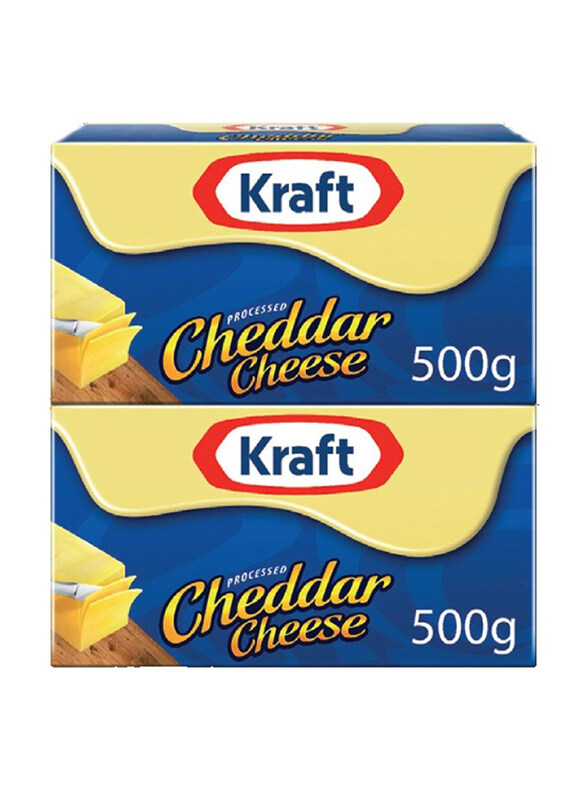 

Kraft Cheddar Cheese Blocks, 2 x 500g