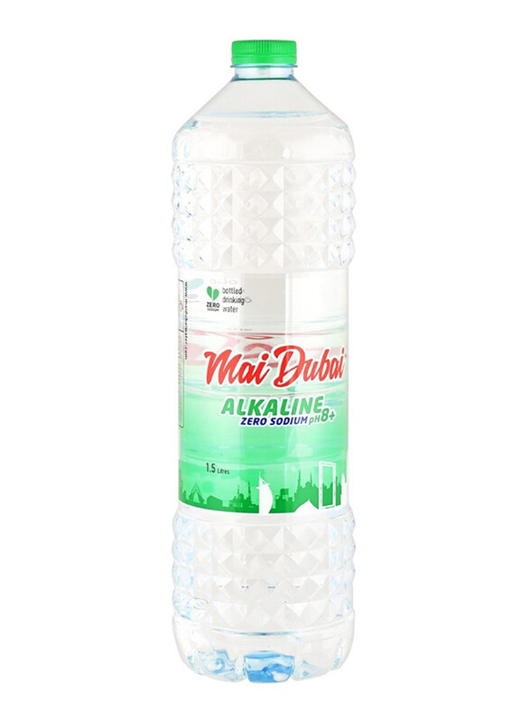 

Mai Dubai Alkaline Zero Sodium Bottled Drinking Water, 6 x 1.5 Liters