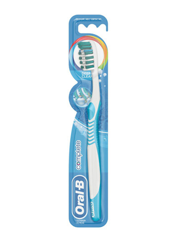 

Oral B Complete Extra Long Bristles Toothbrush, White, Medium