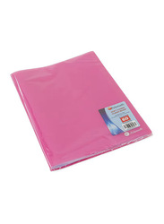 Polymath Multifunction File Display Book, 60 Flap, Pink