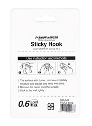 Gtt Life Fashion Sticky Hook, 4 Pieces, Multicolour