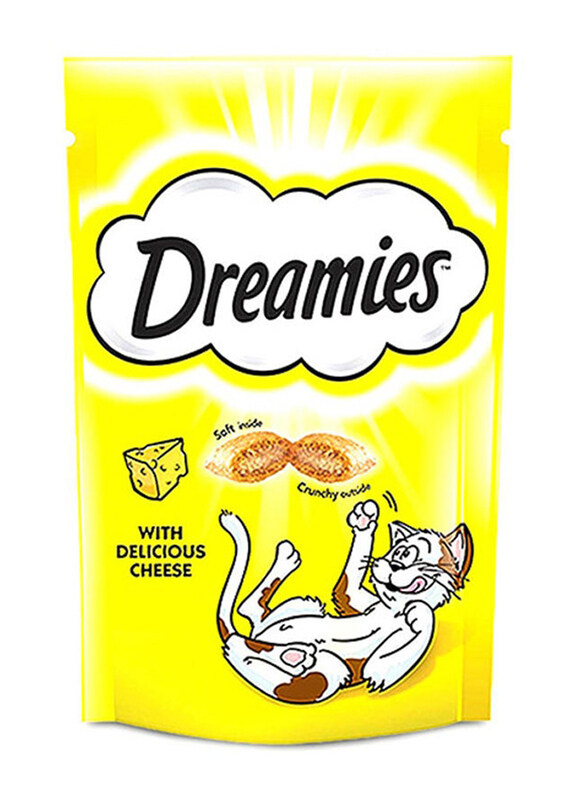 

Dreamies Cheese Treats Dry Cat Food, 6 x 60g