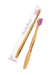 The Humble Co Bamboo Adult Purple Toothbrush, 1 Pieces