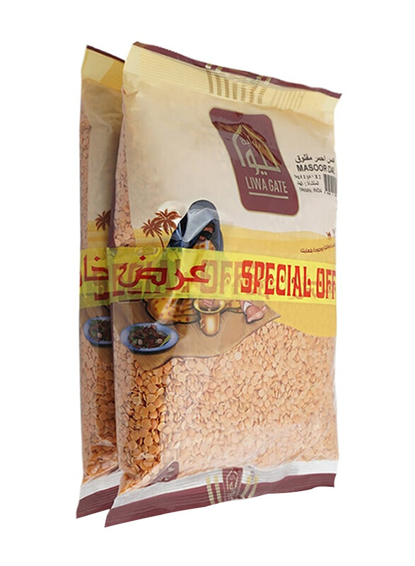 

Liwa Gate Masoor Dal, 2 x 1 Kg