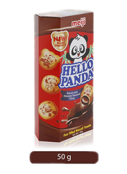 Meiji Hello Panda with Chocolate Flavored Filling Biscuits, 50g