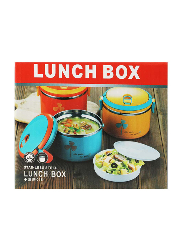 Stainless Steel Lunch Box, One Size, Assorted